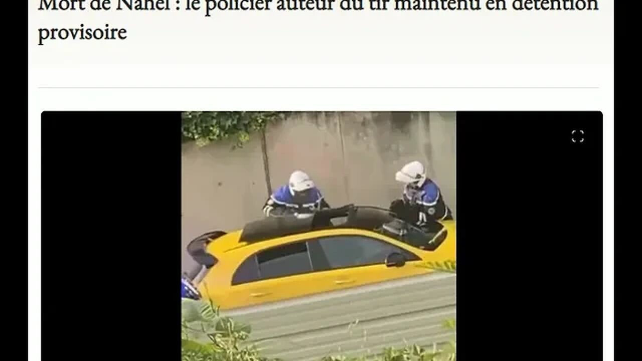 Mort de Nahel : le policier auteur du tir maintenu en détention provisoire