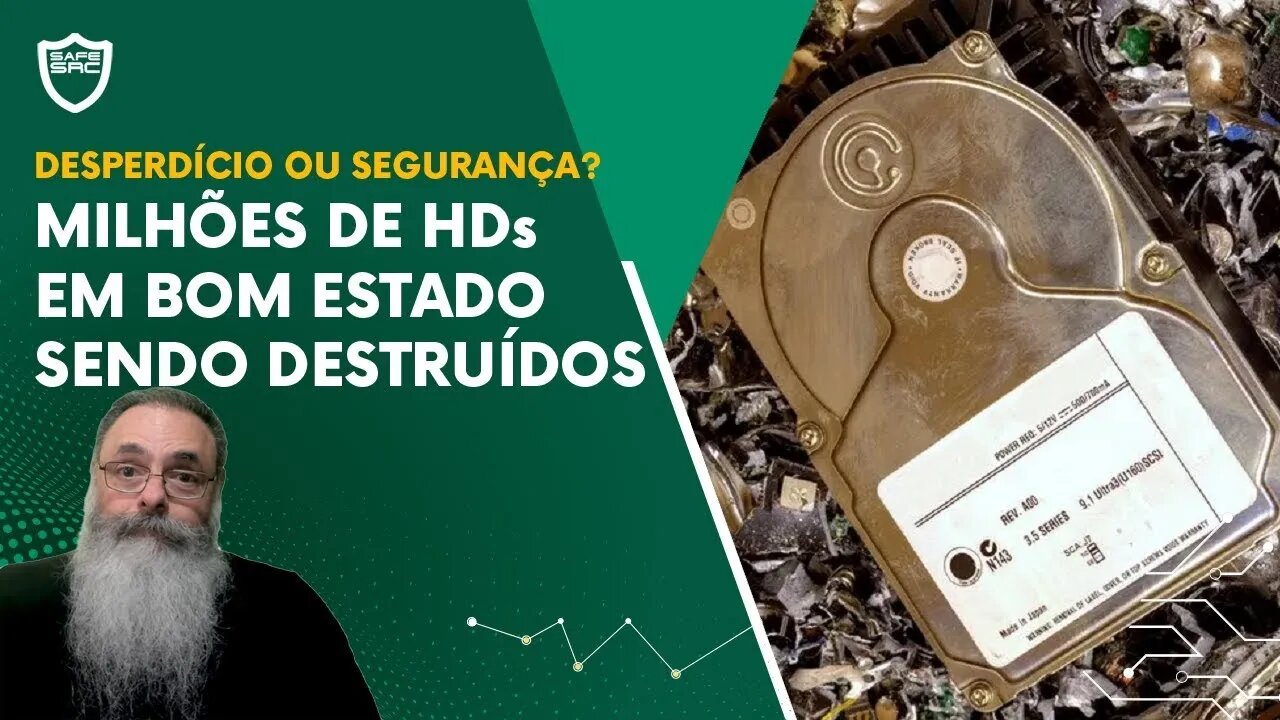 DATACENTERs destroem MILHÕES de HDs PERFEITAMENTE FUNCIONAIS todos os DIAS em nome da SEGURANÇA