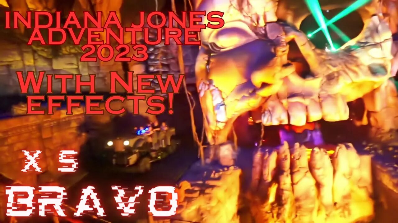 Indiana jones Ride Full Ride -Through 2023 BROKEN BOULDER June 21, 2023 Future!!