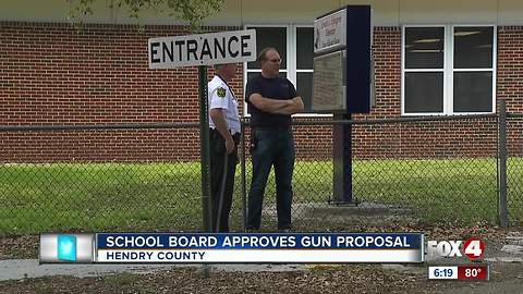 Hendry County moves forward with armed teachers