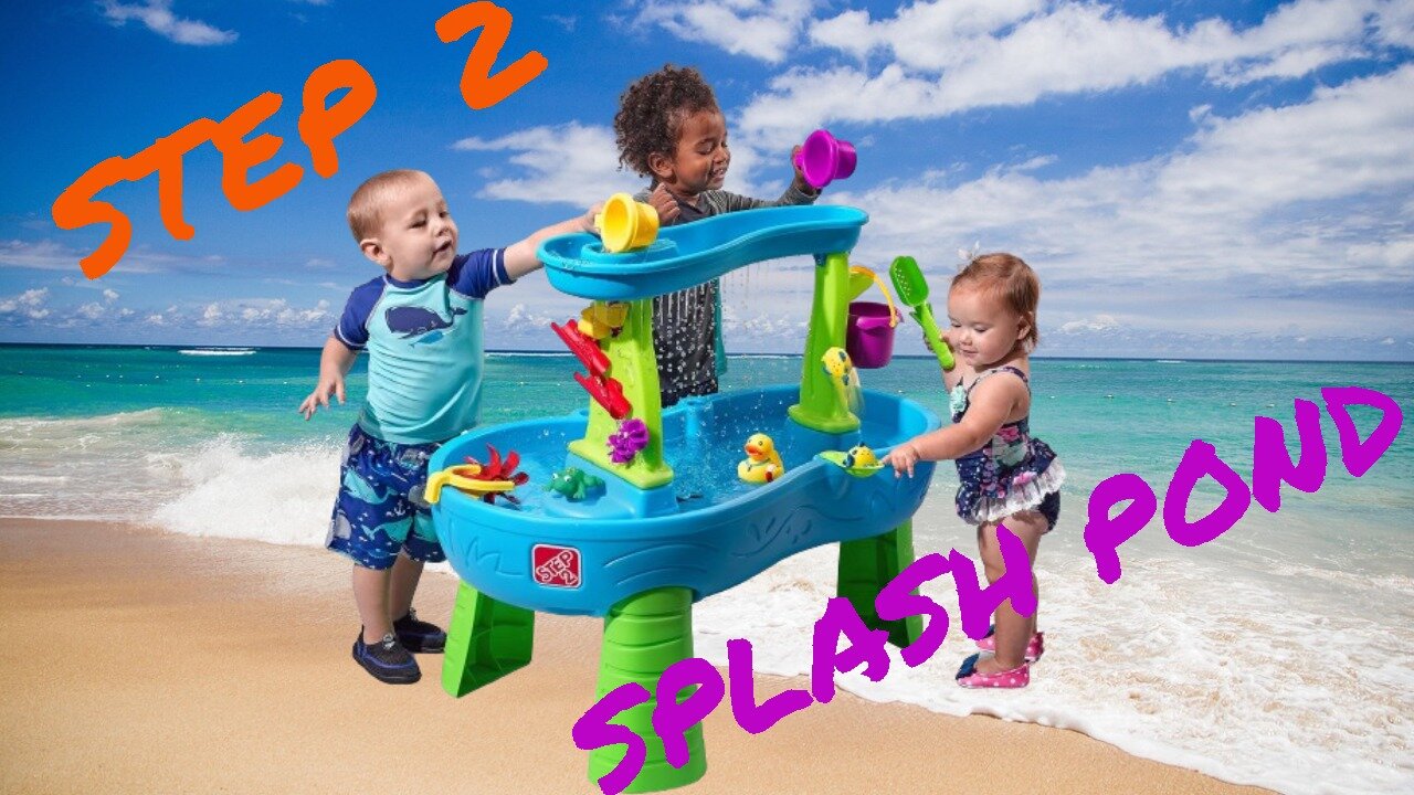 Splish Splash Fun: Step2 Rain Showers Toddler Water Table