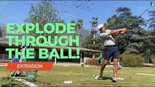 Pounding Driver with Over the Top Miracle Swing!