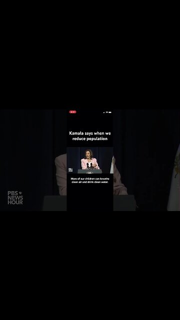 #Kamala on population control.