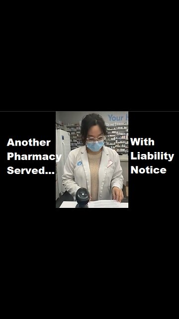 Another Pharmacist Served Liability Papers on The Covid Shots!