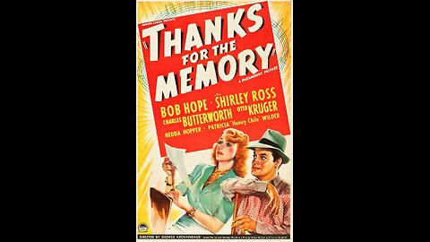 Thanks for the Memory (1938) | Directed by George Archainbaud