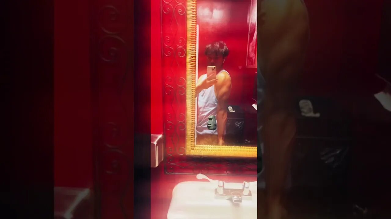 1 week progress 😛#gym #tren