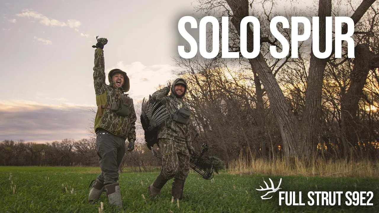 Kansas Turkey Tag Filled with One Spurred Gobbler?? (Full Strut S9E2 - Solo Spur)