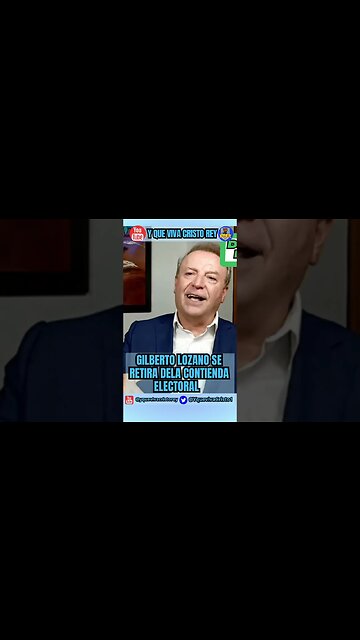 GILBERTO ANUNCIA: ME RETIRO DE LA CONTIENDA, SÁLVESE QUIEN PUEDA. NECESITAMOS UN MILAGRO.