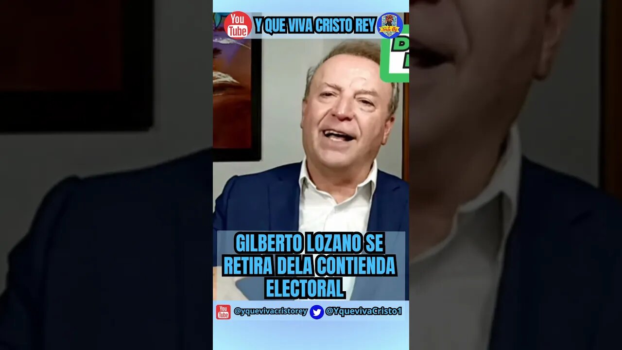 GILBERTO ANUNCIA: ME RETIRO DE LA CONTIENDA, SÁLVESE QUIEN PUEDA. NECESITAMOS UN MILAGRO.