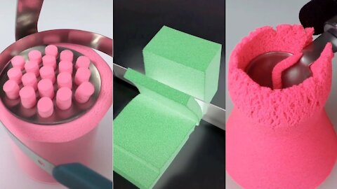 Oddly Satisfying Video Of Cutting Sand Compilation _ Enjoyable sound_1
