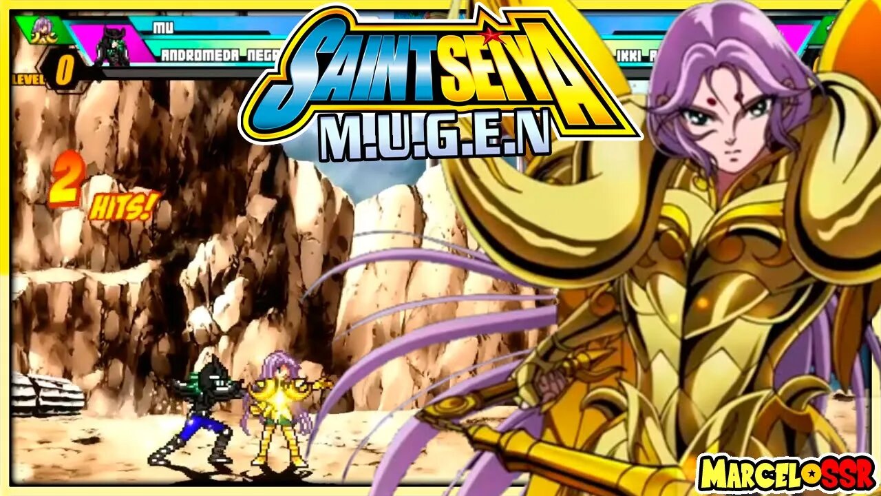 Mu & Andromedra Negro Vs. Seiya & Ikki - Saint Seiya M.U.G.E.N