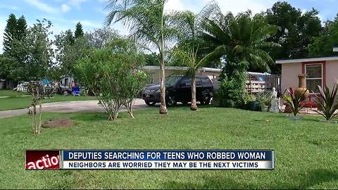 Deputies search for two teenagers who pistol whipped a woman inside her home