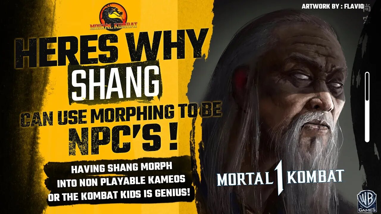 Mortal Kombat 1 Exclusive: How NRS Can use Shang Tsung MORPHING ability to let us play as NPC'S!