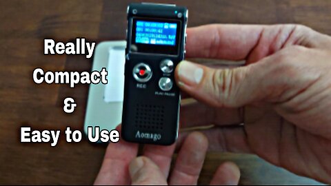 Unboxing - Mini Mp3 Digital Recorder