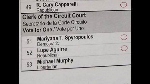 Cook County Mail-In Ballots Gives No Option To Vote For Libertarian Candidate