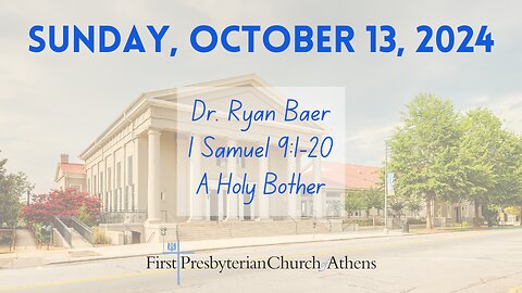 First Presbyterian Church; Athens, GA; October 13th, 2024