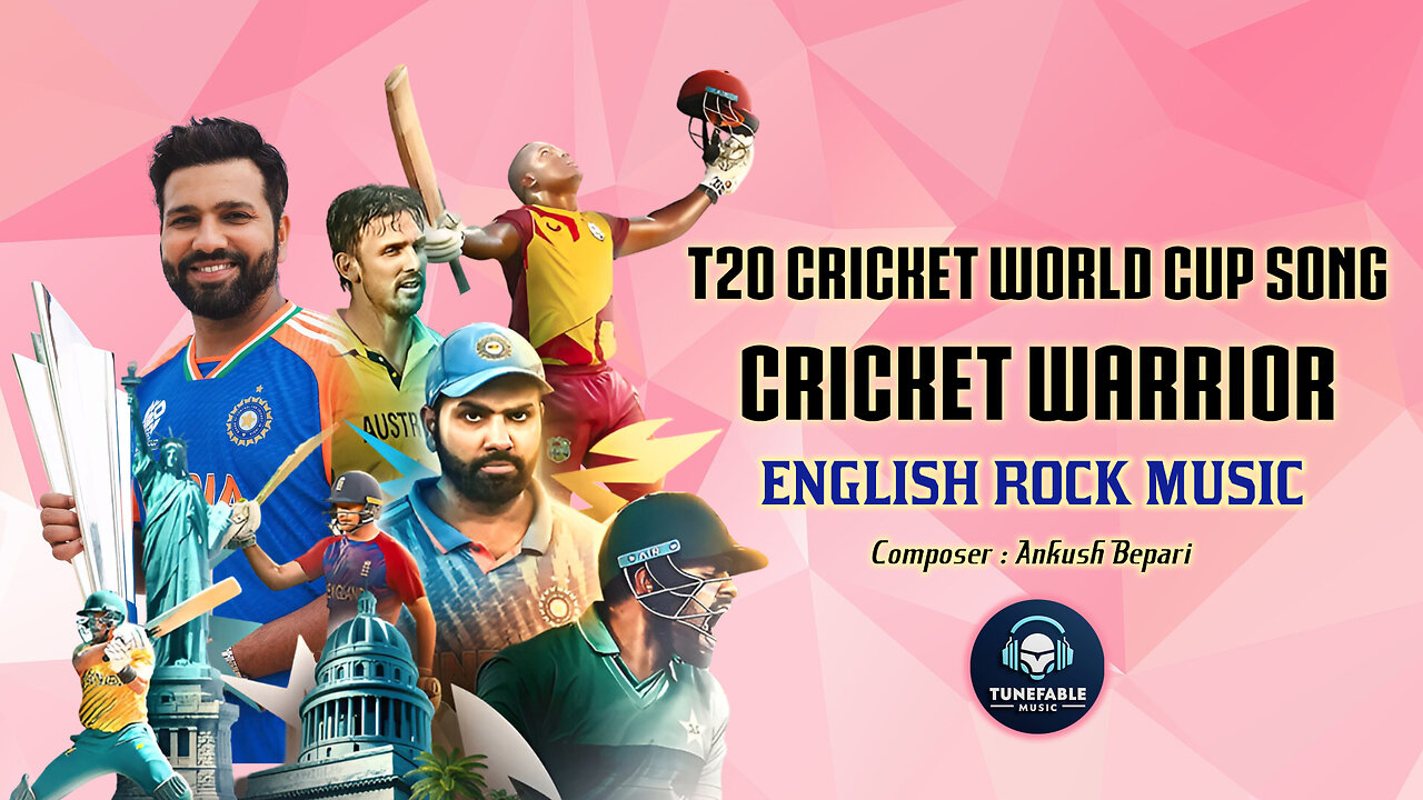 T20 Cricket World Cup Song - Cricket Warrior (Music Video) | TUNEFABLE MUSIC