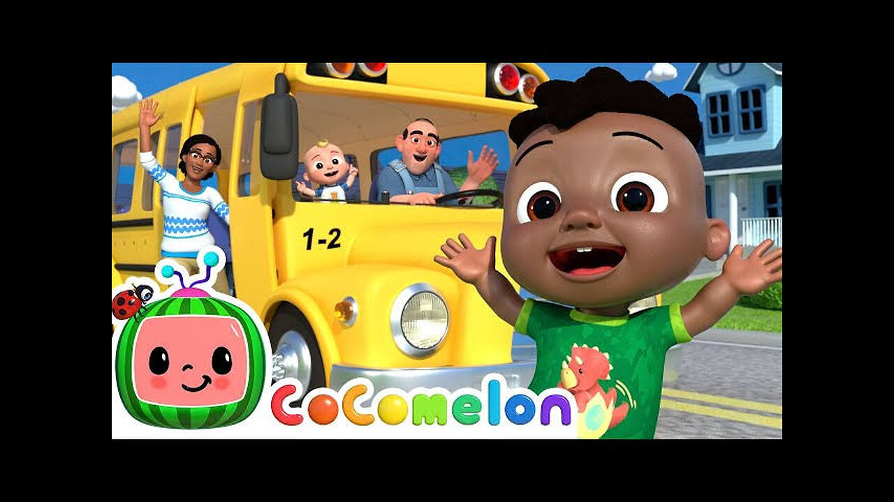 Wheels on the Bus _ CoComelon Nursery Rhymes & Kids Songs