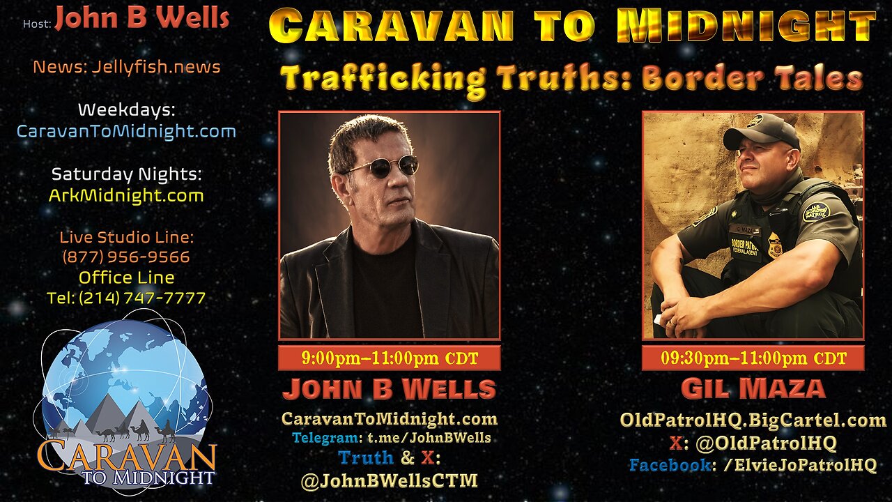 Trafficking Truths: Border Tales - John B Wells LIVE