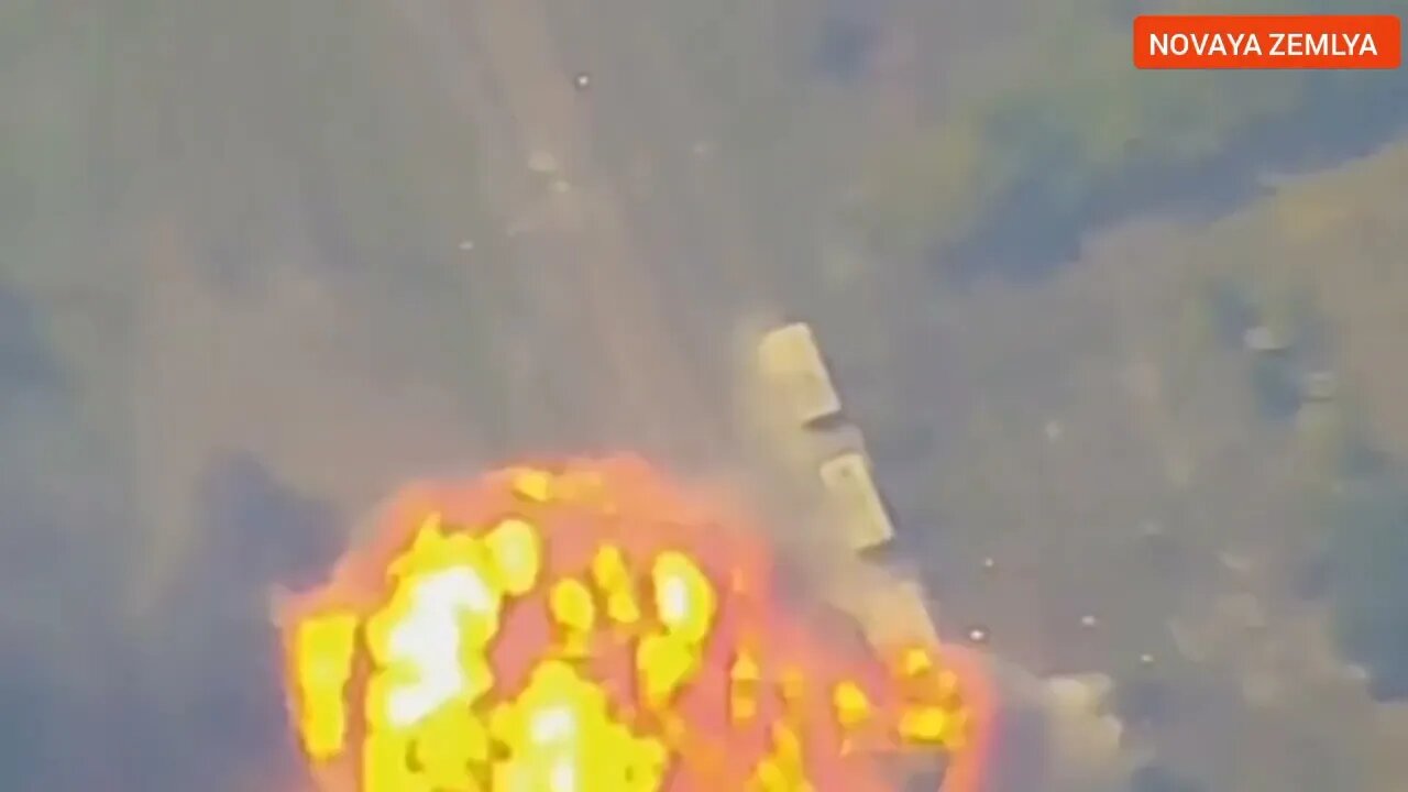 Russian air-based missile strike on Ukrainian munition train in Mezhevaya station Dnepropetrovsk