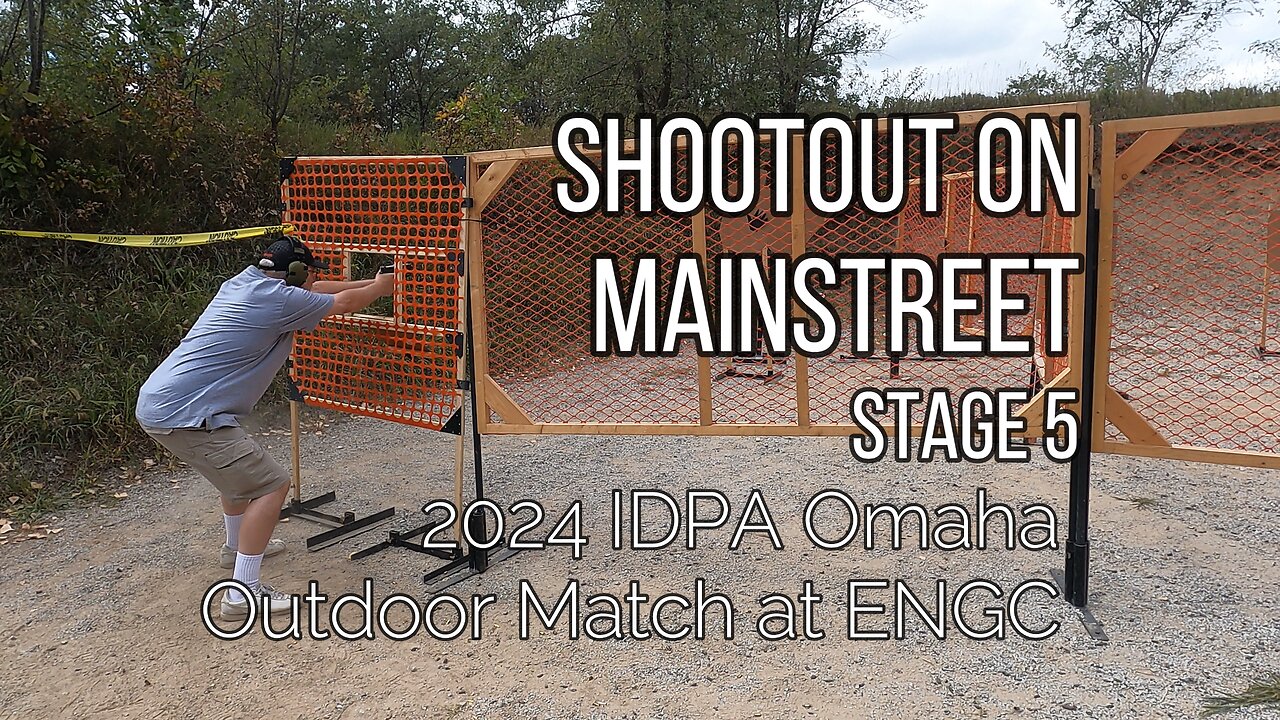 2024 IDPA Omaha Outdoor Match at ENGC - Stage 5 Shootout On Main Street