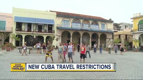 New Cuba policy to restrict travel for Americans starting Thursday