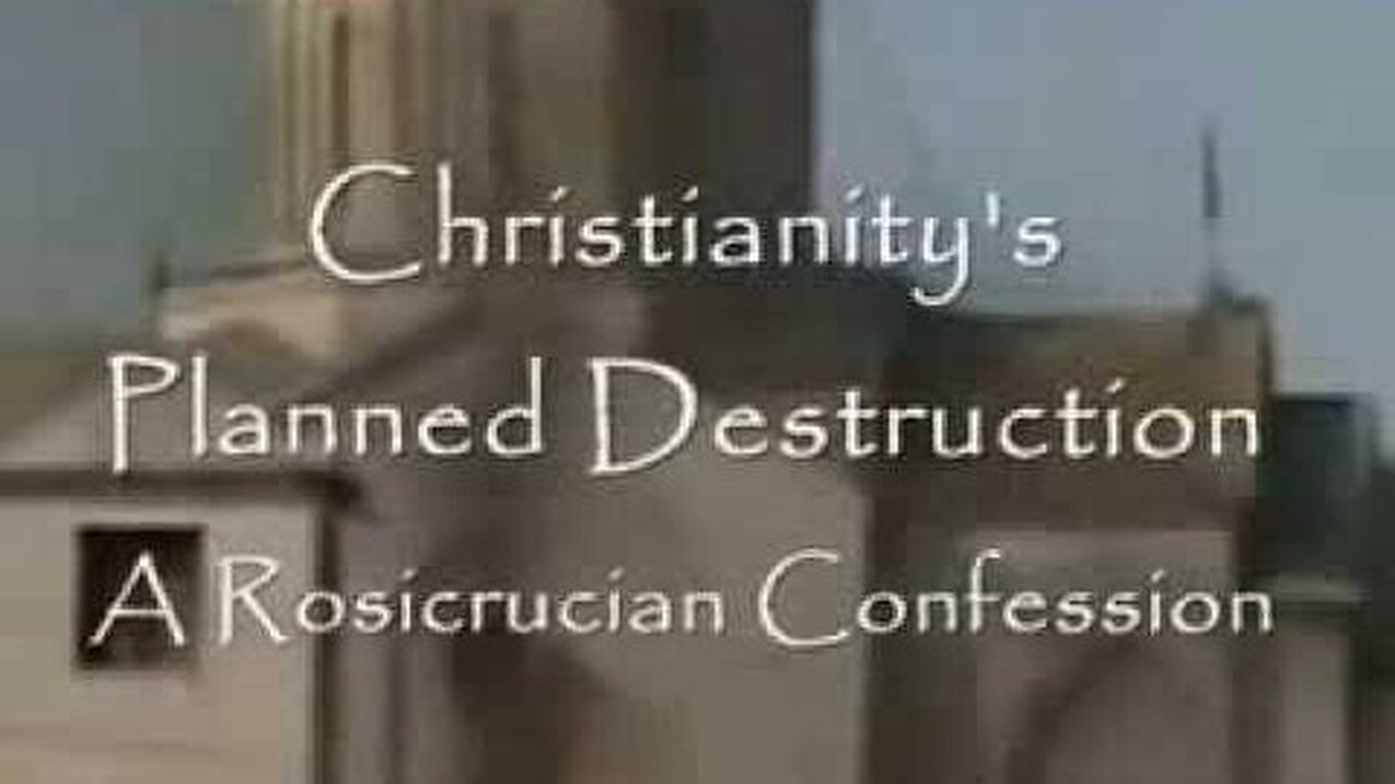 William Cooper - "The War Has Already Been Declared" - The Plan to Destroy Christianity