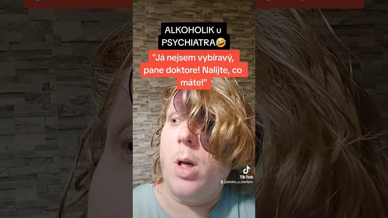 Byl jsem u PSYCHIATRA, protože mám PROBLÉMY s ALKOHOLEM! Zeptal se mě, co PIJU! Moje REAKCE!?🤣