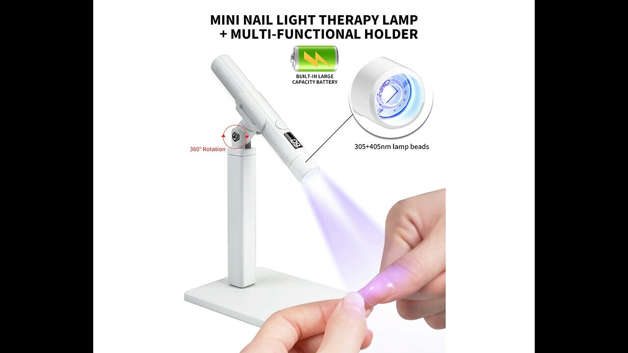 Nail UV LED Lamp Desk With Display Rechargeable for sale online in USA for US $6 Free Shipping