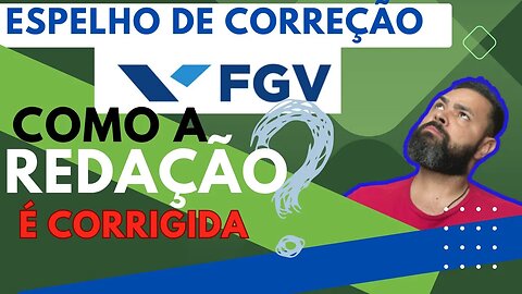 FGV como sua redação é corrigida?