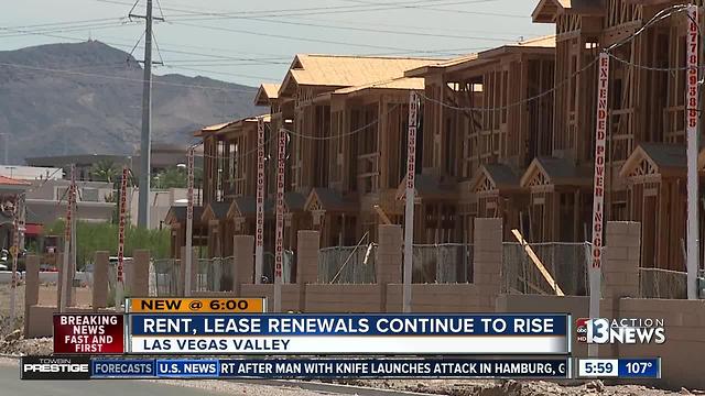 Rent, lease renewals becoming more expensive across the Las Vegas Valley