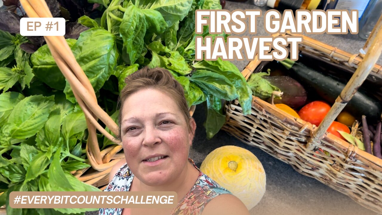 Walk and Talk in the Garden, harvest and @threerivershomestead #everybitcountschallenge for 2024!