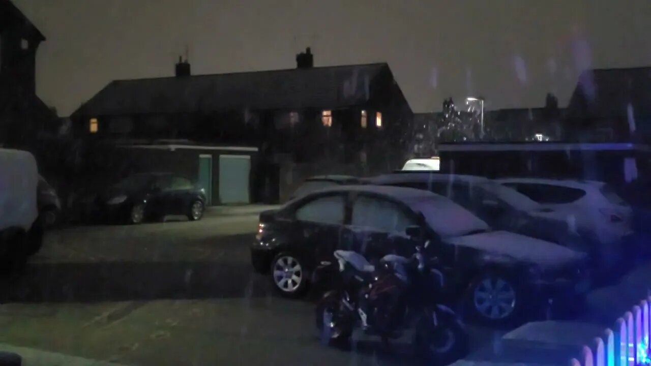 The Snow is now laying
