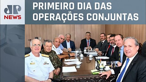 Flávio Dino se reúne com comandantes da Forças Armadas para discutir GLO no RJ
