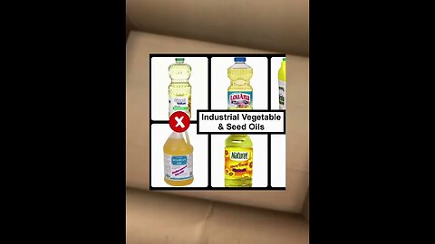 Just say no to seed oils #CapCut #seedoilsarepoison #foryourhealth #wellnessmemes #waronhealth #chro
