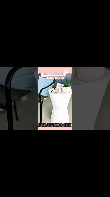 😱Gorgeous Dollar Tree DIY, Dollar tree side table #dollartree #dollartreediy #decor #design