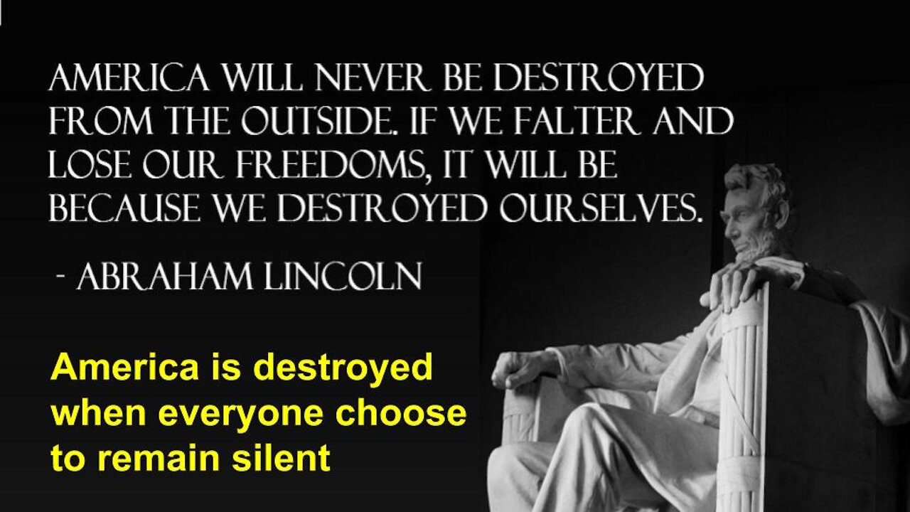 When you choose to be silent...