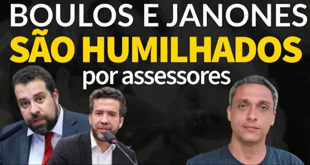 In Brazil! Hilarious - Janones and Boulos are humiliated by Janones' former advisors