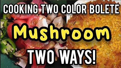 Cooking Two Color Bolete Two Ways