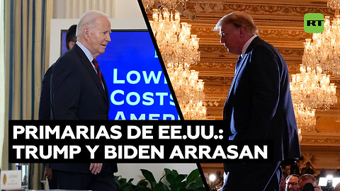 Elecciones primarias de EE.UU.: Trump y Biden arrasan en el supermartes