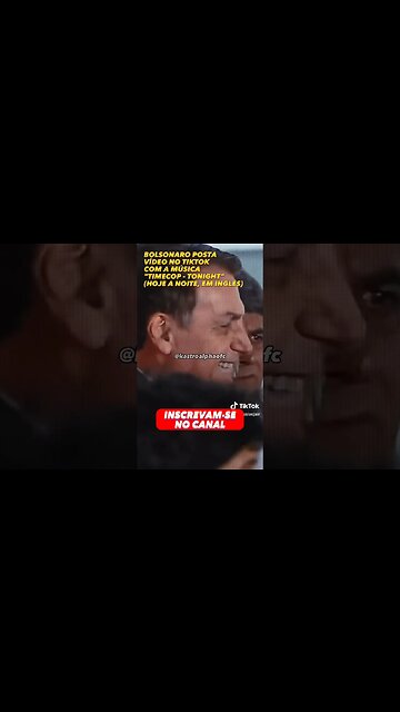 BOLSONARO POSTOU HOJE VÍDEO COM MUSICA "HOJE A NOITE" NO TIKTOK #shorts #timecop #brasil #tiktok
