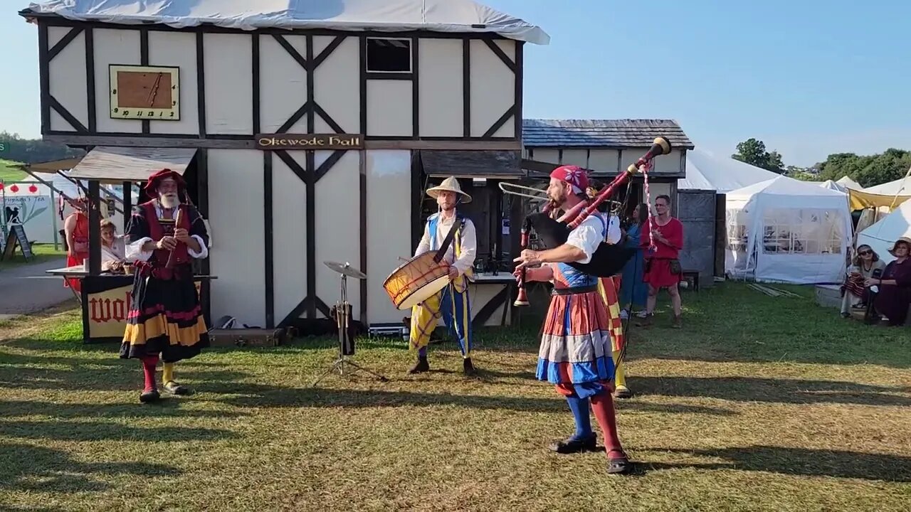 Wolgemut Playing Medieval Music at Pennsic War 50