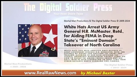 White Hats Arrest Ret Gen H R McMaster for TREASON