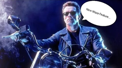 Terminator... #terminator #waze #fun