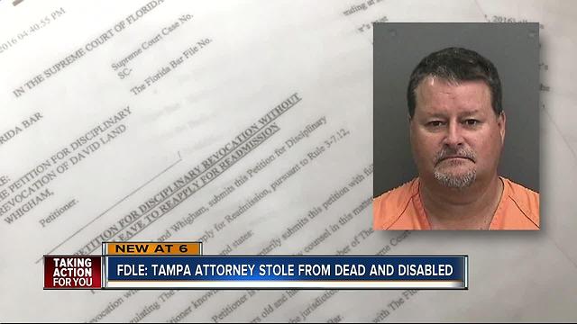 FDLE: Former Tampa attorney stole from clients