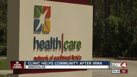 Clinic helps community after Irma