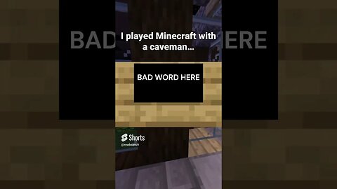minecraft players arent human #shorts