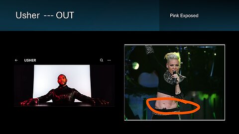 USHER HIS ASS OUT - PINK NOW BLUE