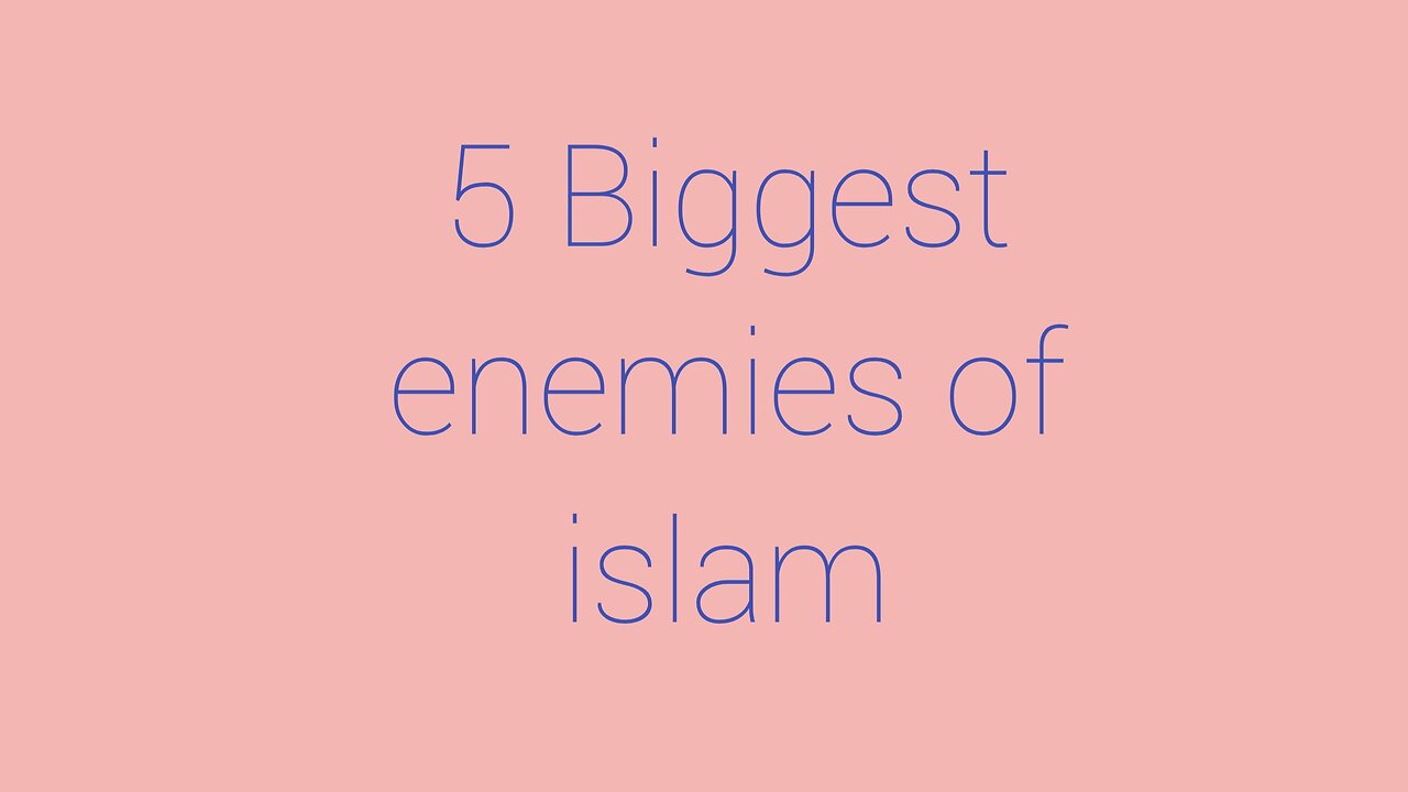 5_biggest_enemies of islam islamic shorts