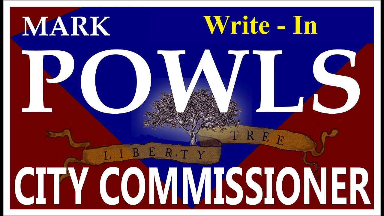 Mark Powls - "Write-In" Candidate for Garnett City Commission 2024